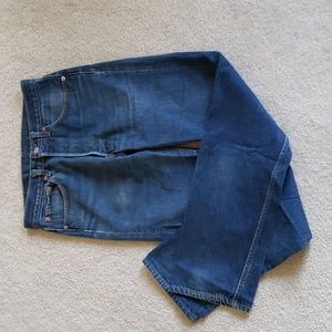 Great vintage 80's Levi's 501 button fly jeans 32 waist 38 length 100% cotton